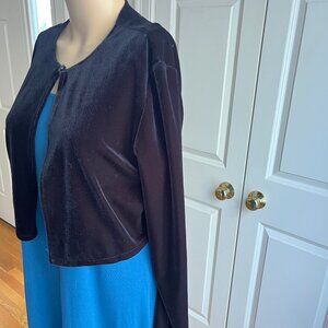 80's vintage R&K women velour shrug size Medium